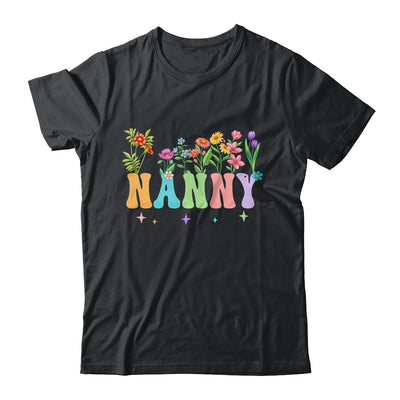 Nanny Women Wildflower Floral Design Nanny Mothers Day Shirt & Tank Top | teecentury