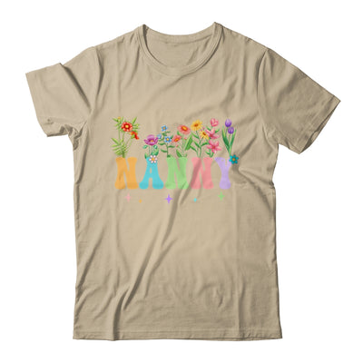 Nanny Women Wildflower Floral Design Nanny Mothers Day Shirt & Tank Top | teecentury