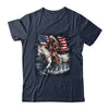 Native American Day Flag Indian Riding Horse 4th Of July Shirt & Hoodie | teecentury