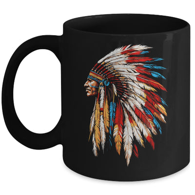 Native American Indian Headdress Graphic Indian Day Men Women Mug | teecentury