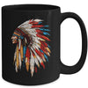 Native American Indian Headdress Graphic Indian Day Men Women Mug | teecentury