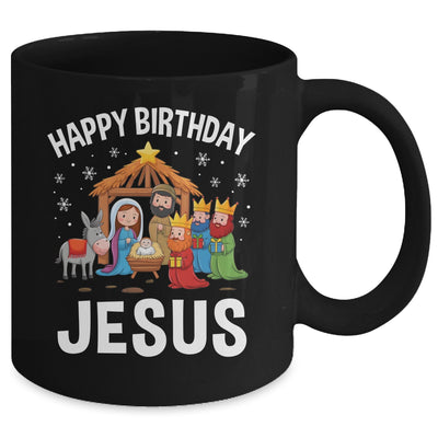 Nativity Happy Birthday Jesus Christmas Nativity Christian Mug | teecentury