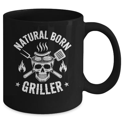 Natural Born Griller Funny BBQ Joke For Grill Lovers Mug | teecentury