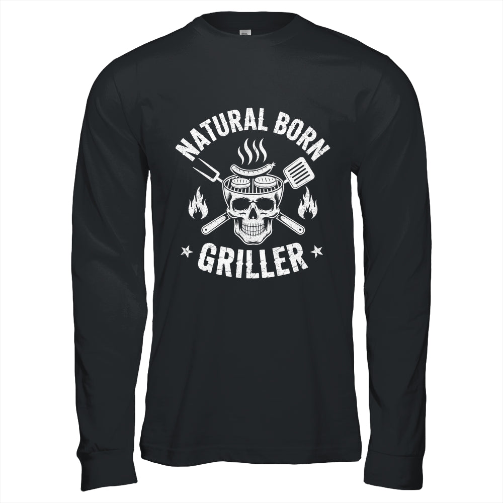 Natural Born Griller Funny BBQ Joke For Grill Lovers Shirt & Hoodie | teecentury