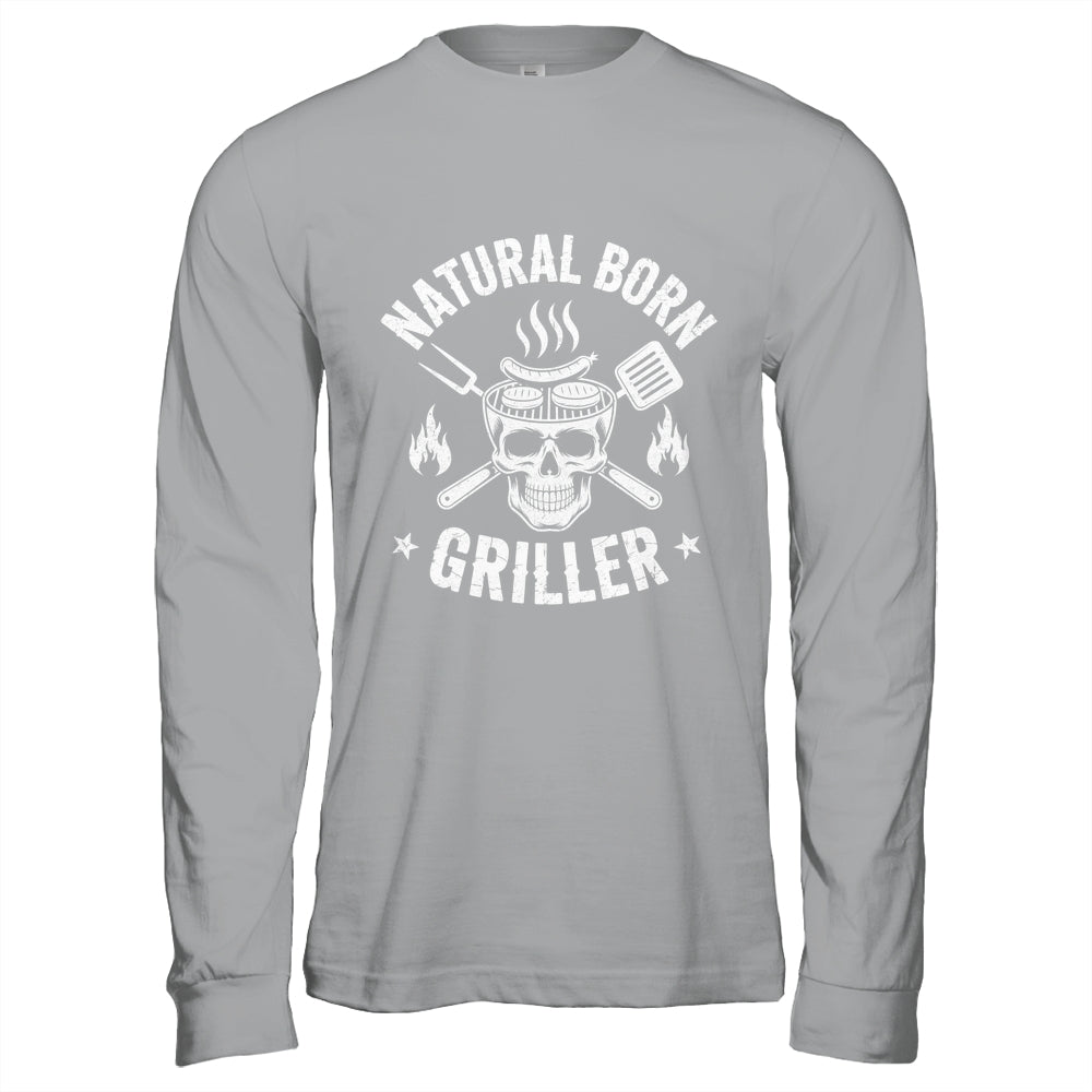 Natural Born Griller Funny BBQ Joke For Grill Lovers Shirt & Hoodie | teecentury