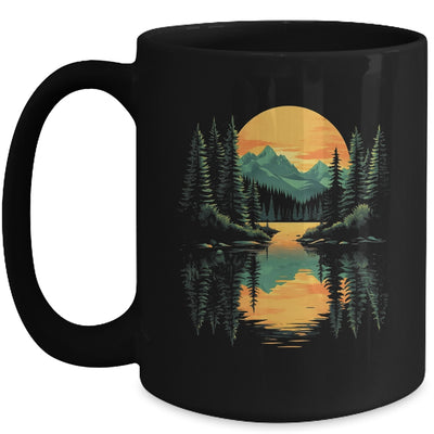 Nature Trees Reflection Forest Outdoor Wildlife Lover Sunset Mug | teecentury