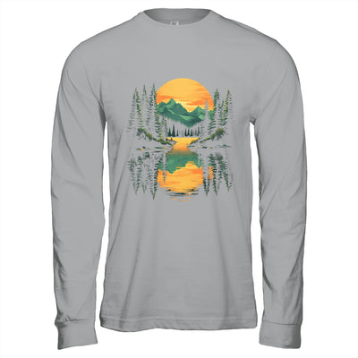 Nature Trees Reflection Forest Outdoor Wildlife Lover Sunset Shirt & Hoodie | teecentury