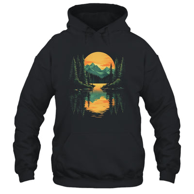 Nature Trees Reflection Forest Outdoor Wildlife Lover Sunset Shirt & Hoodie | teecentury
