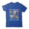 Never Underestimate A Public School Teacher Flower Vintage Shirt & Hoodie | teecentury