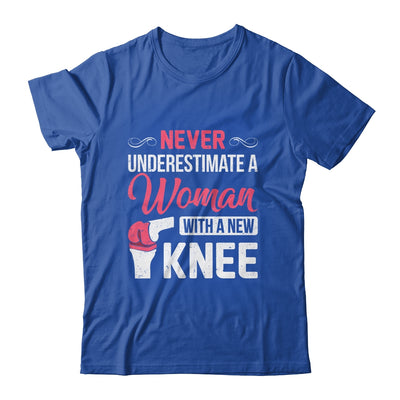 Never Underestimate A Women New Knee Replacement Surgery Shirt & Hoodie | teecentury