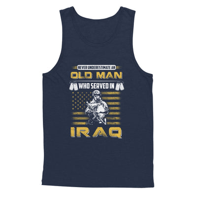 Never Underestimate An Old Man Who Served In Iraq Shirt & Hoodie | teecentury