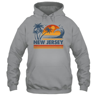 New Jersey Vacation Sunset Cute 70s Vintage Retro Beach Shirt & Tank Top | teecentury