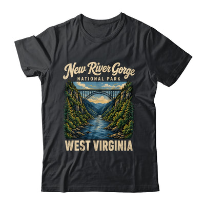 New River Gorge National Park Bridge Rafting Hiking Vintage Shirt & Tank Top | teecentury