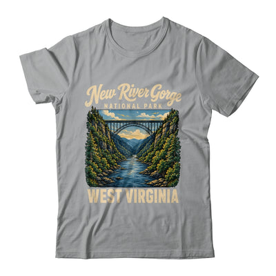 New River Gorge National Park Bridge Rafting Hiking Vintage Shirt & Tank Top | teecentury