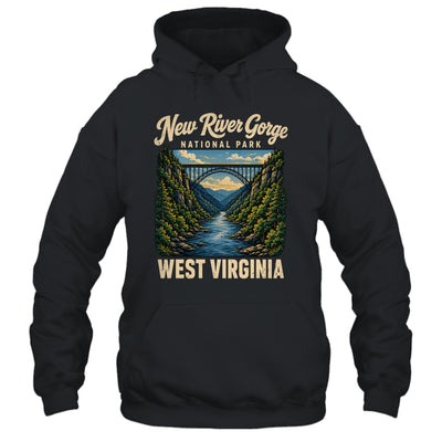 New River Gorge National Park Bridge Rafting Hiking Vintage Shirt & Tank Top | teecentury