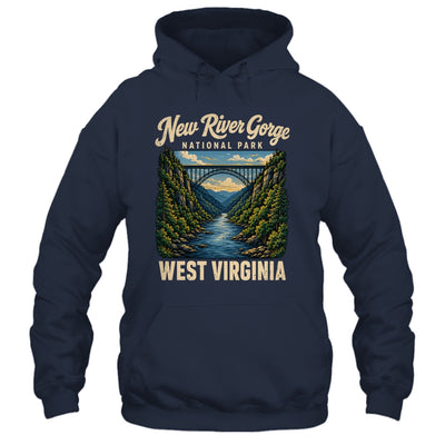 New River Gorge National Park Bridge Rafting Hiking Vintage Shirt & Tank Top | teecentury