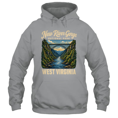 New River Gorge National Park Bridge Rafting Hiking Vintage Shirt & Tank Top | teecentury
