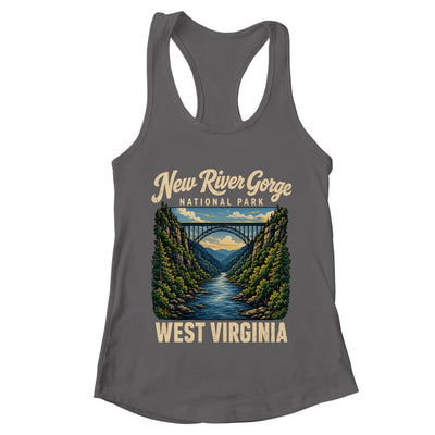 New River Gorge National Park Bridge Rafting Hiking Vintage Shirt & Tank Top | teecentury