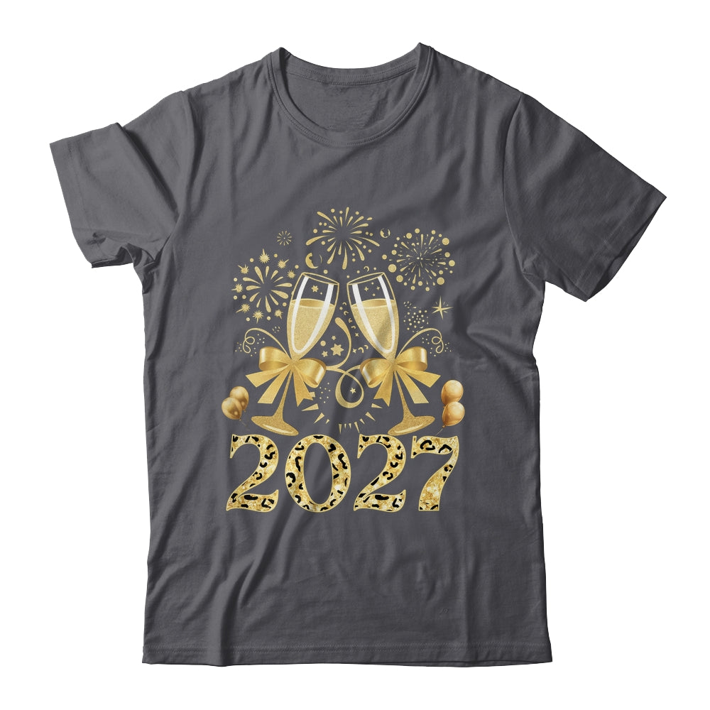 New Years Eve Happy New Year 2026 Firework Leopard Women Shirt & Hoodie | teecentury