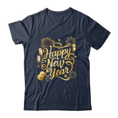 New Years 2025 Eve Party Supplies Happy New Year Fireworks Shirt & Sweatshirt | teecentury