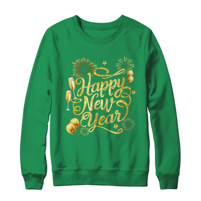 New Years 2025 Eve Party Supplies Happy New Year Fireworks Shirt & Sweatshirt | teecentury