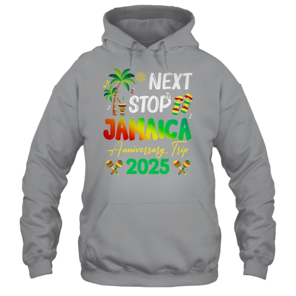 Next Stop Jamaica 2025 Couples Anniversary Family Trip Shirt & Tank Top | teecentury