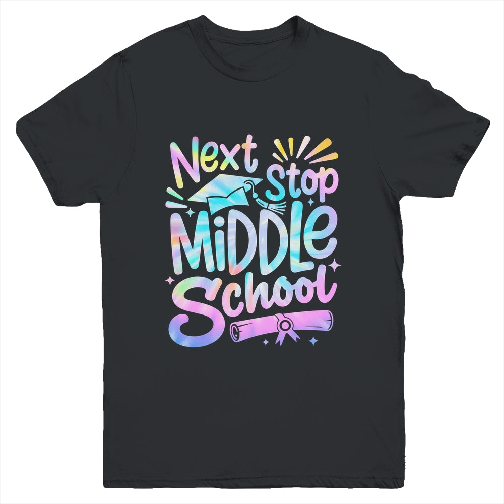 Next Stop Middle School Elementary School Graduation 2025 Youth Shirt | teecentury