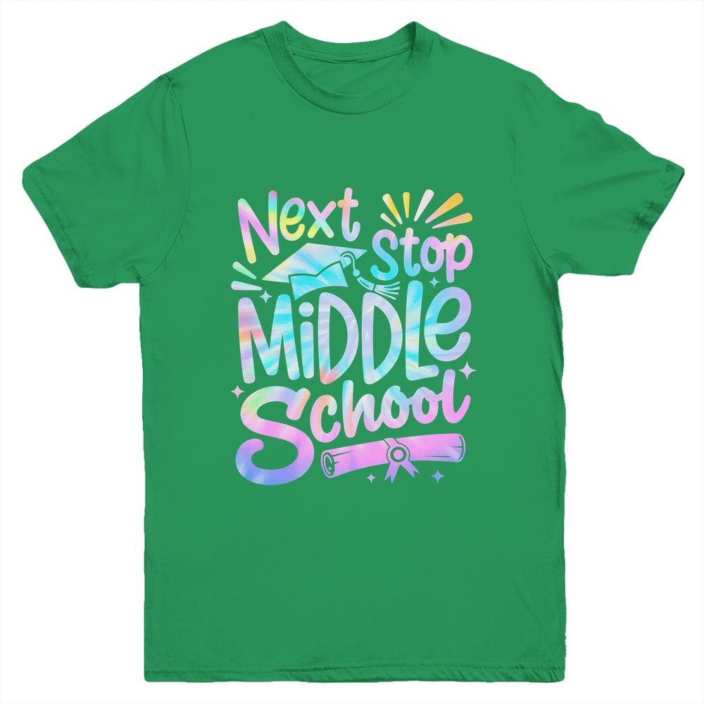 Next Stop Middle School Elementary School Graduation 2025 Youth Shirt | teecentury