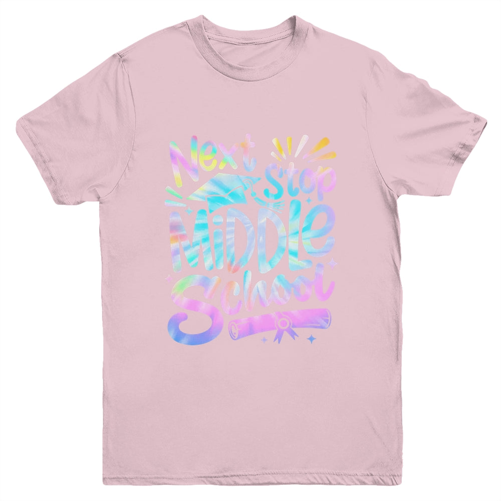Next Stop Middle School Elementary School Graduation 2025 Youth Shirt | teecentury