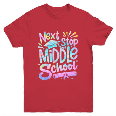 Next Stop Middle School Elementary School Graduation 2025 Youth Shirt | teecentury