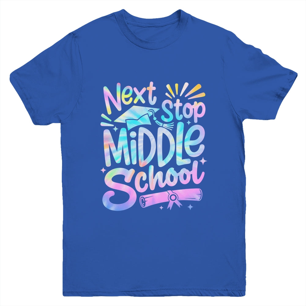 Next Stop Middle School Elementary School Graduation 2025 Youth Shirt | teecentury