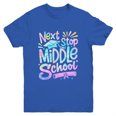 Next Stop Middle School Elementary School Graduation 2025 Youth Shirt | teecentury