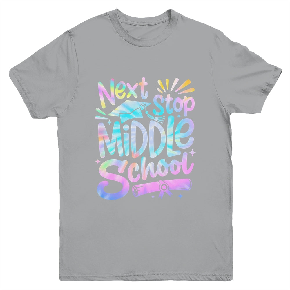 Next Stop Middle School Elementary School Graduation 2025 Youth Shirt | teecentury