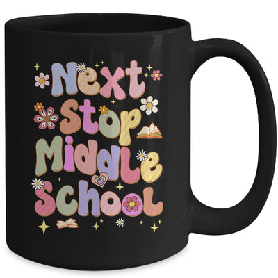 Next Stop Middle School Groovy Elementary School Graduation Mug | teecentury