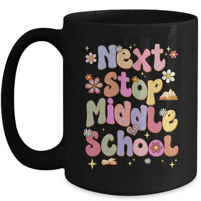 Next Stop Middle School Groovy Elementary School Graduation Mug | teecentury