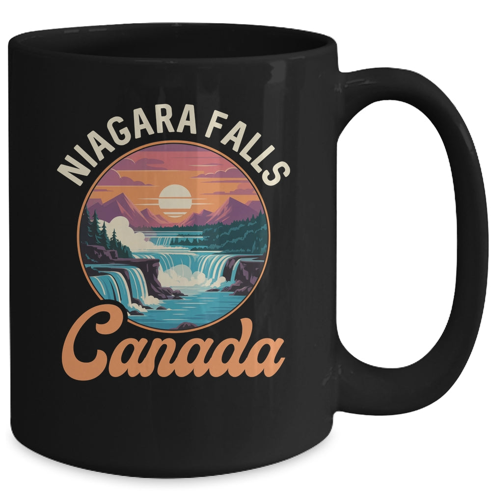 Niagara Falls Canada Retro Family Vacation Trip Men Women Mug | teecentury