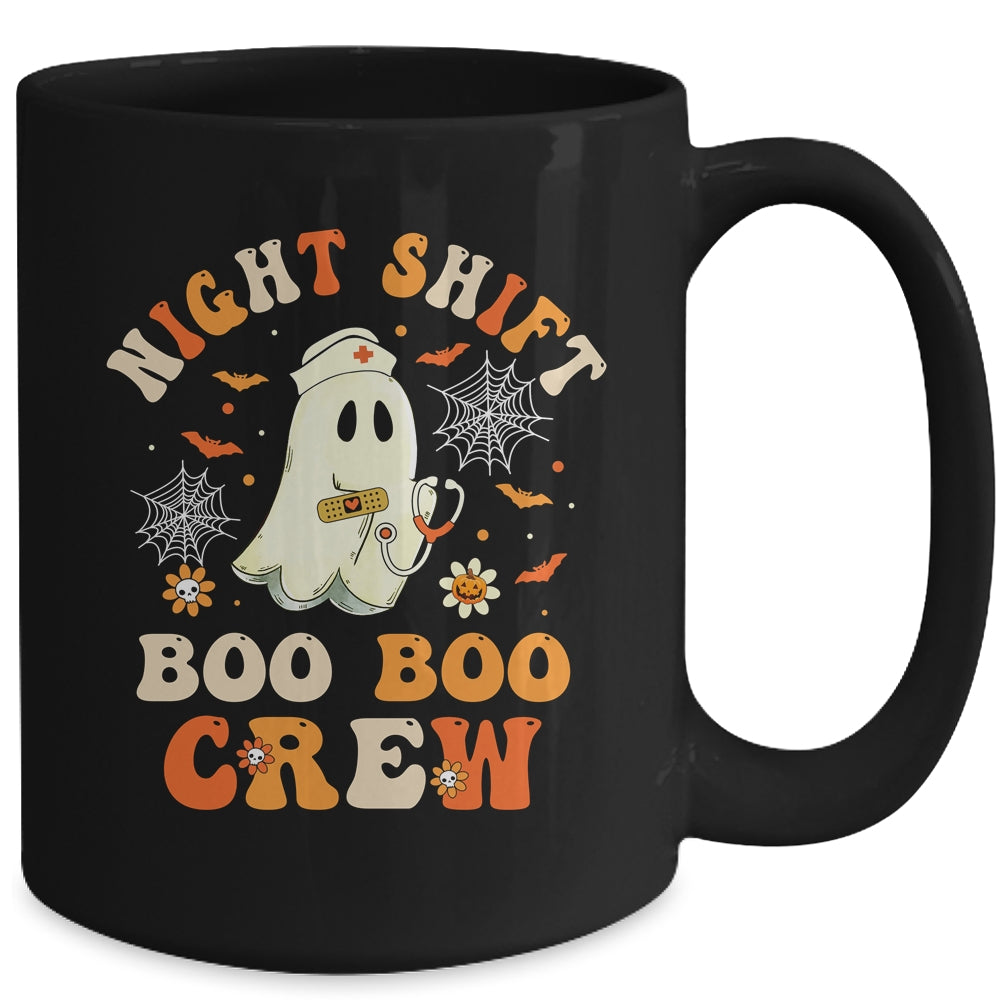 Night Shift Boo Boo Crew Doctor Nurse Ghost Halloween Mug | teecentury