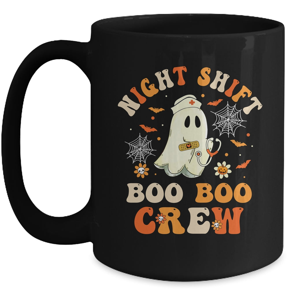 Night Shift Boo Boo Crew Doctor Nurse Ghost Halloween Mug | teecentury