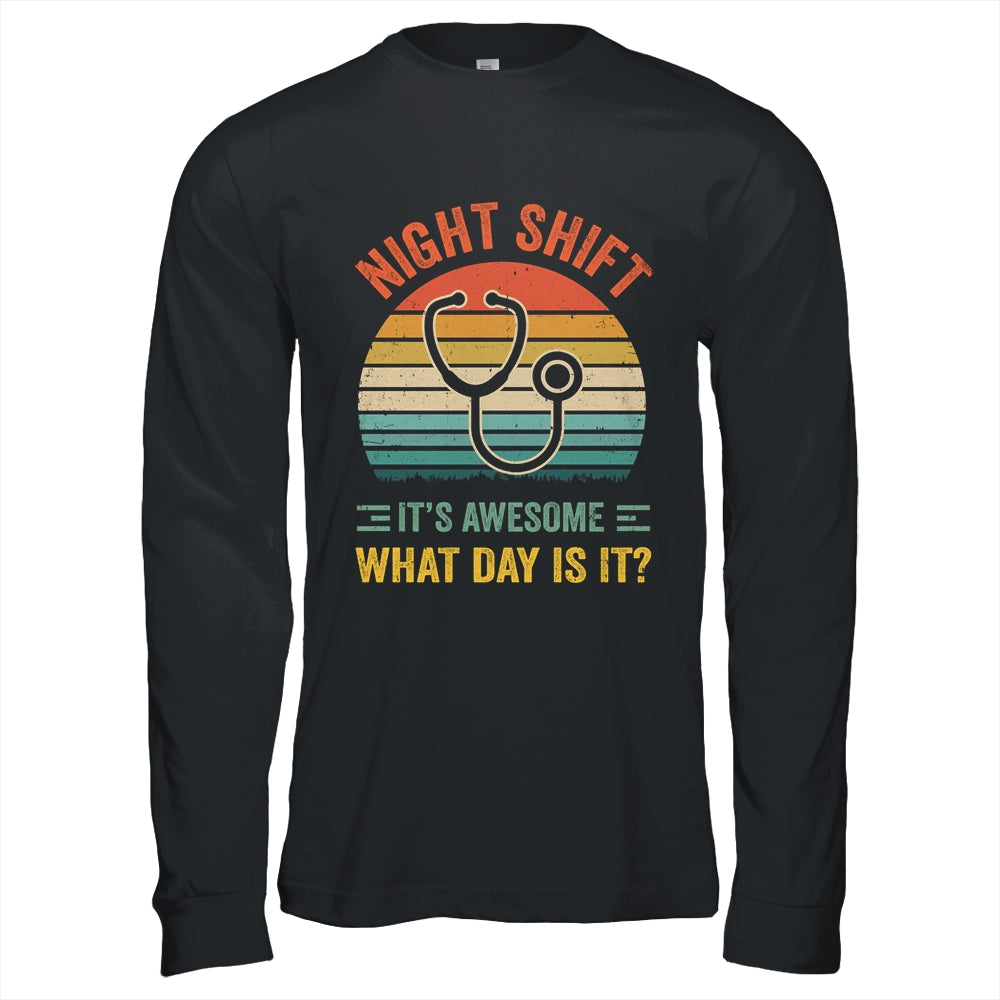Night Shift Funny Nurse Doctor Nursing RN LPN CNA Women Men Shirt & Hoodie | teecentury
