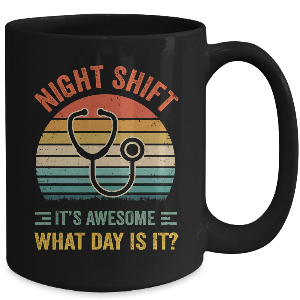 Night Shift Funny Nurse Doctor Nursing RN LPN CNA Women Men Mug | teecentury