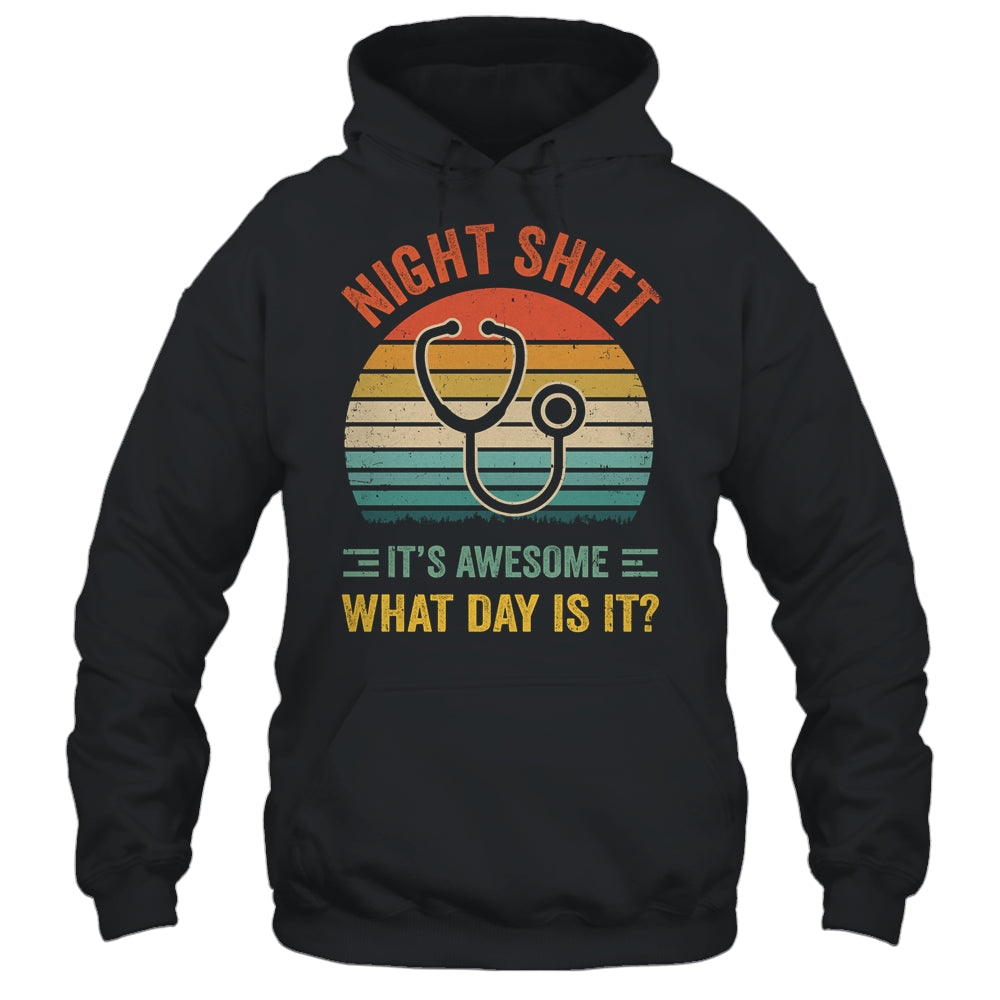Night Shift Funny Nurse Doctor Nursing RN LPN CNA Women Men Shirt & Hoodie | teecentury