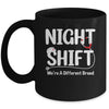 Night Shift We're Different Breed Funny Docter Nurse RN CNA Mug | teecentury