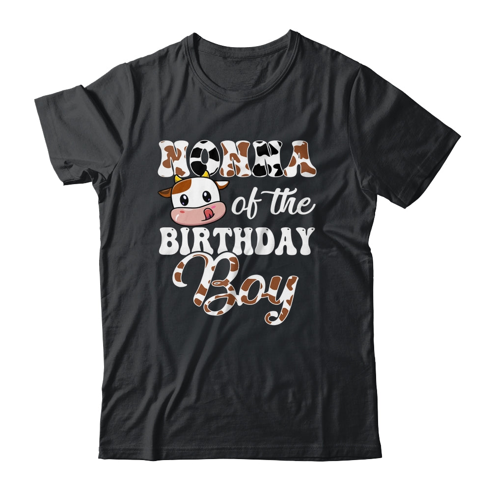 Nonna Of The Birthday Boy Cow Farm 1st Birthday Boy Shirt & Hoodie | teecentury
