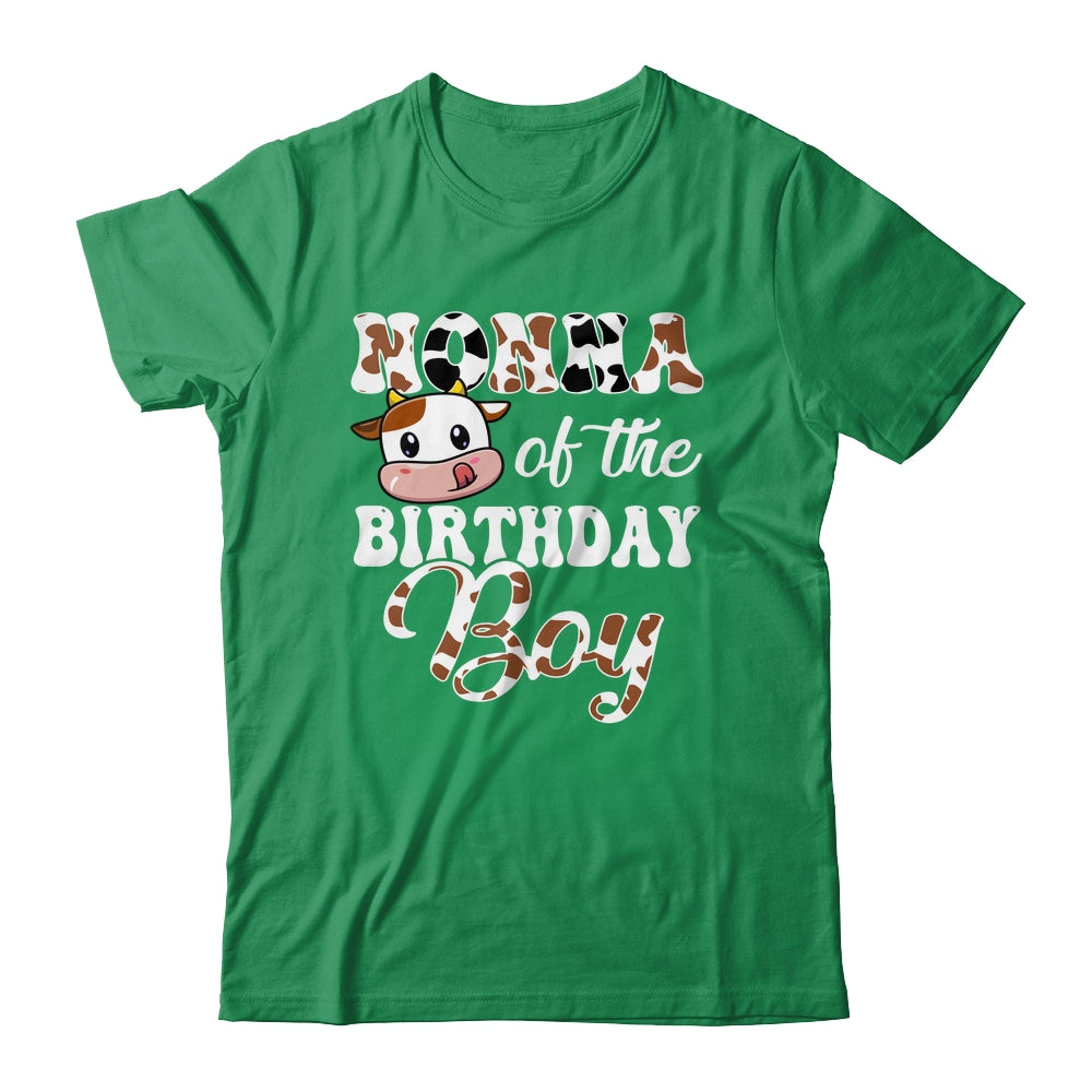 Nonna Of The Birthday Boy Cow Farm 1st Birthday Boy Shirt & Hoodie | teecentury