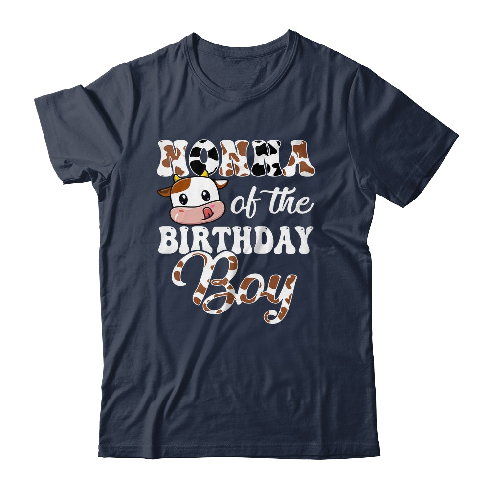Nonna Of The Birthday Boy Cow Farm 1st Birthday Boy Shirt & Hoodie | teecentury
