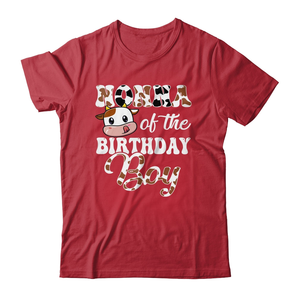 Nonna Of The Birthday Boy Cow Farm 1st Birthday Boy Shirt & Hoodie | teecentury