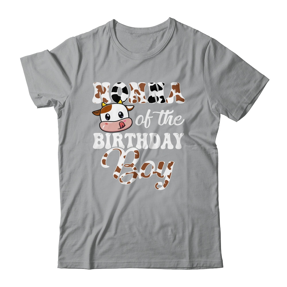 Nonna Of The Birthday Boy Cow Farm 1st Birthday Boy Shirt & Hoodie | teecentury