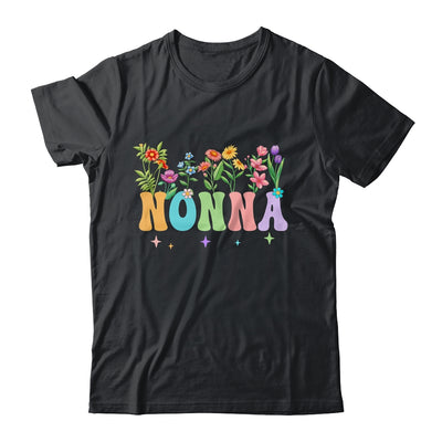 Nonna Women Wildflower Floral Design Nonna Mothers Day Shirt & Tank Top | teecentury