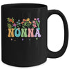 Nonna Women Wildflower Floral Design Nonna Mothers Day Mug | teecentury