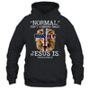 Normal Isnt Coming Back Jesus Is Revelation 14 US Flag Lion Shirt & Hoodie | teecentury